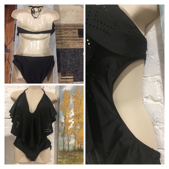 LAST 1 XS🚨Ruffle Open Back Monokini - Picture 6 of 6